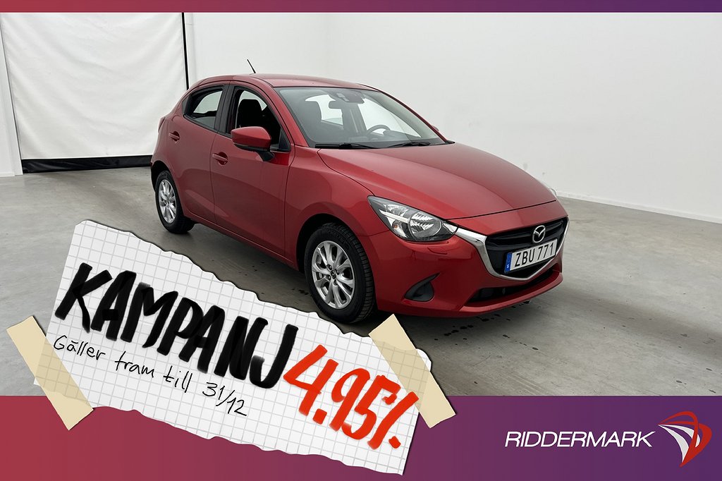 Mazda 2 1.5 SKYACTIV-G 90hk Vision Värm Sensorer 4,95% Ränta