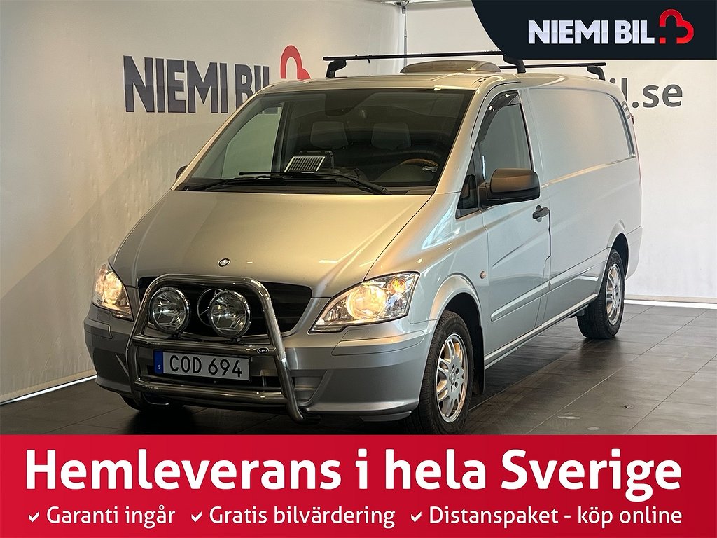 Mercedes-Benz Vito 116 CDI 163hk Drag/Säng/Extraljus/Solcell