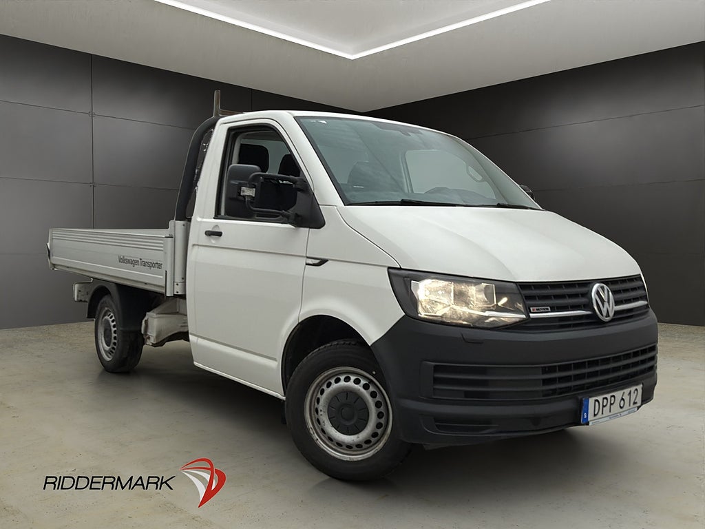 Volkswagen Transporter FLAKBIL 4M Värmare Dragkrok Diff Moms