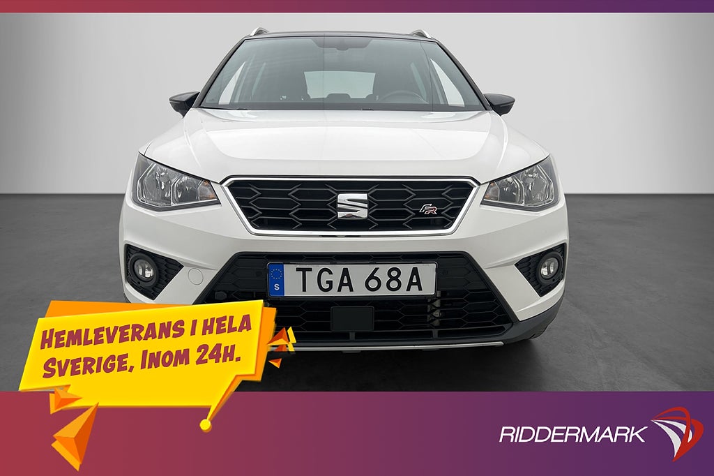 Seat Arona 1.0 TSI 115hk FR Sensorer Farthållare En-Brukare