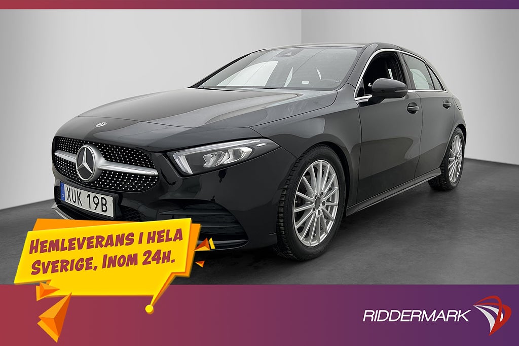 Mercedes-Benz A 180 136hk AMG Kamera CarPlay Lane-Assist