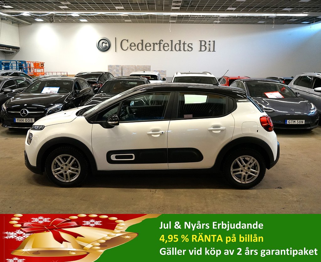 Citroën C3 1.2 PureTech 1 ÄGARE S&V HJUL*846*MIL Euro6 4,95%