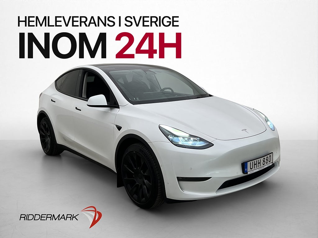 Tesla Model Y Long Range AWD Svensksåld Panorama