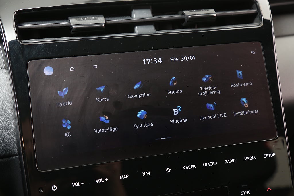 Hyundai Tucson Hybrid 230hk N-Line AWD Aut KRELL Navi CarPlay Dragkrok 2021