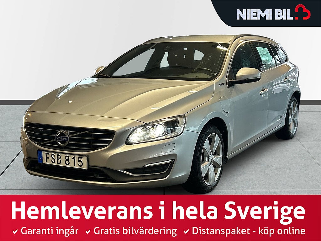 Volvo V60 D5 Plug-in Hybrid AWD S&V-hjul/Värmare/Navi