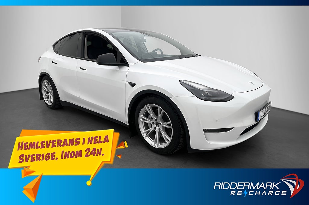 Tesla Model Y Long Range AWD AP Drag Kamera Svensksåld
