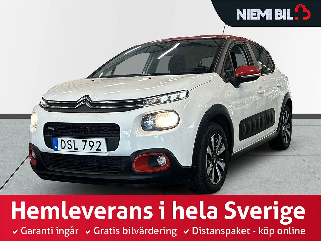 Citroën C3 1.2 VTi S&V-hjul/Psens/Carplay