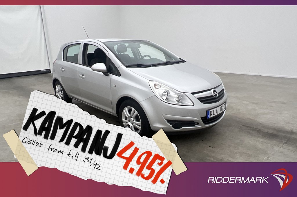 Opel Corsa ecoFLEX 85hk Enjoy M&K-Värmare Rattvä 4,95% Ränta