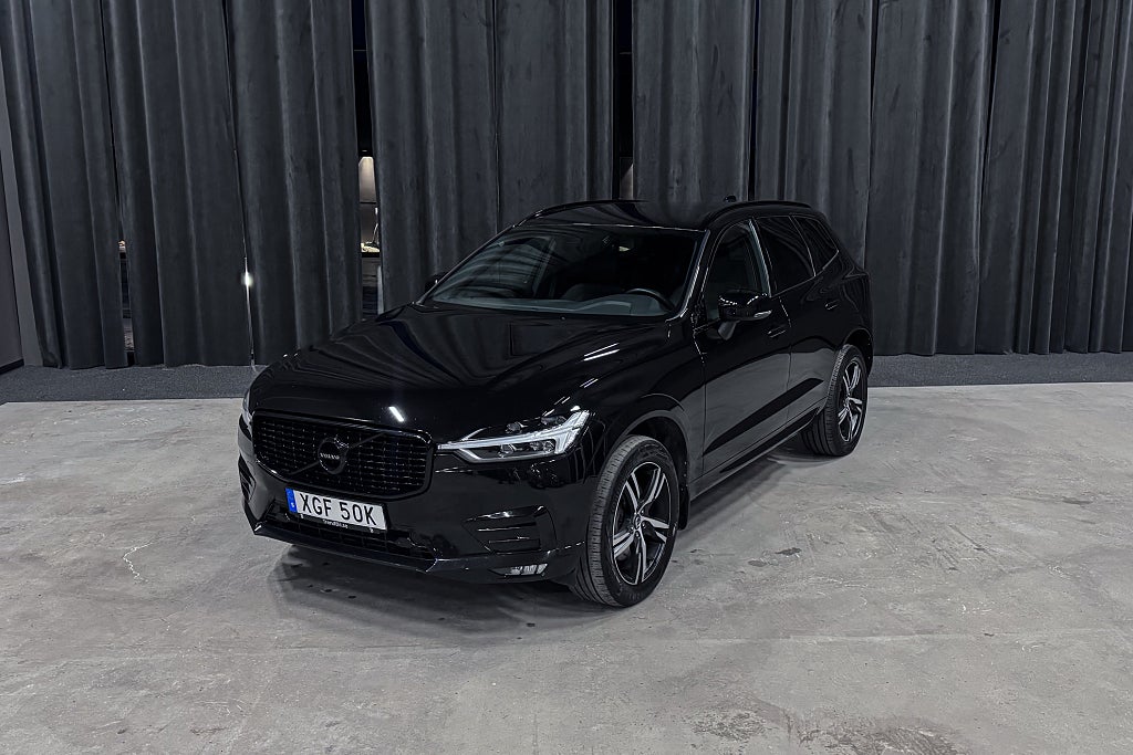 Volvo XC60 B5 R-Design|Dragkrok|Kam|Läder|Moms
