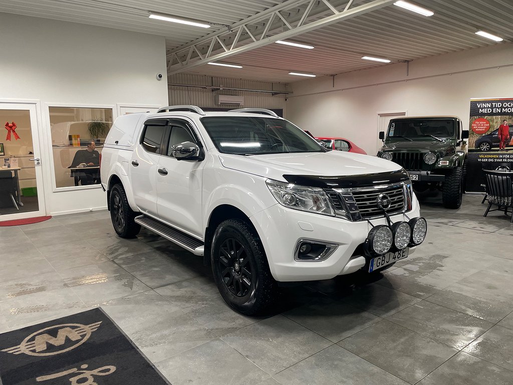 Nissan Navara Dubbelhytt 2.3 dCi 4WD Tekna Navi Läder Taklucka