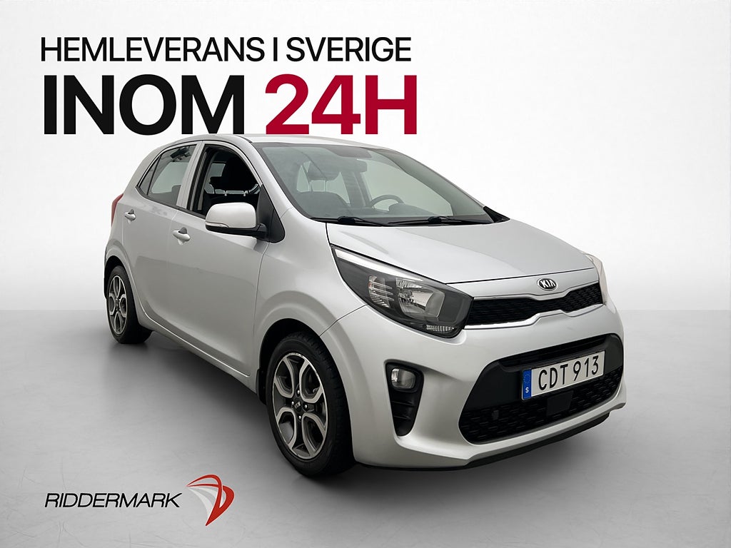 Kia Picanto 1.0 MPI 67hk Advance Kamera CarPlay Rattvärme