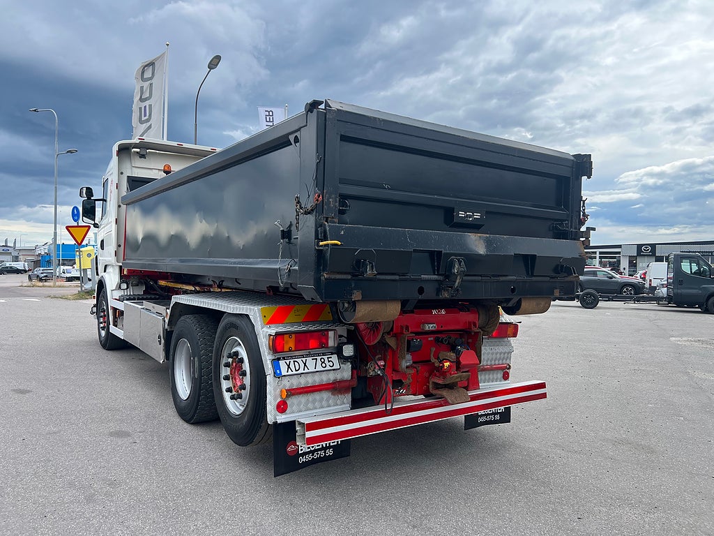 Scania R500 V8 6x2*4 Manuell Växellåda, Lastväxlare inkl flak