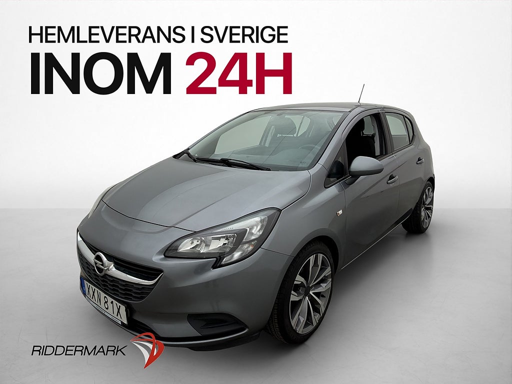 Opel Corsa 1.4 90hk Sensorer Apple CarPlay Rattvärme
