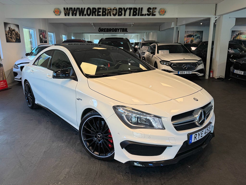 Mercedes-Benz CLA 45 AMG 4MATIC SKALSTOLAR H/K Pano SE SPEC!