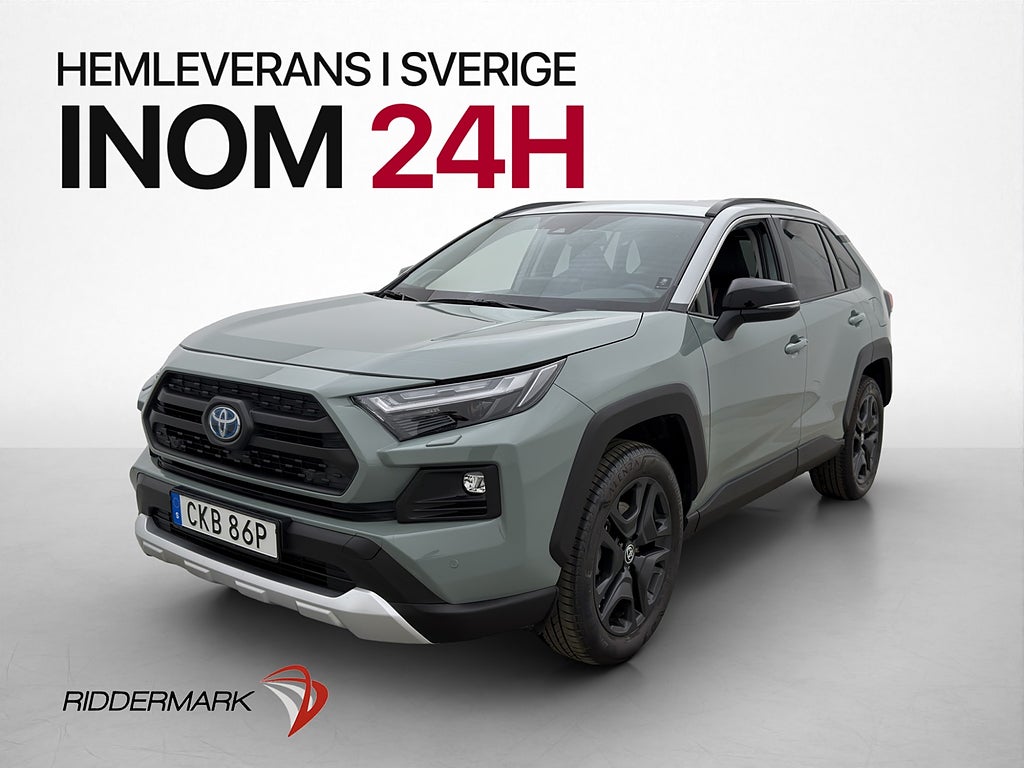 Toyota RAV4 Hybrid AWD 222hk Adventure JBL Kamera Skinn GPS