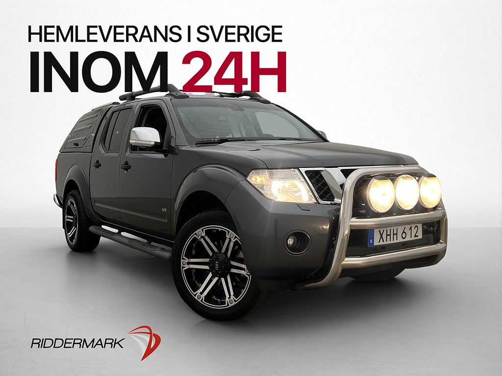 Nissan Navara 3.0dCi 4x4 Drag Kamera BOSE L-Släde Skinn Moms