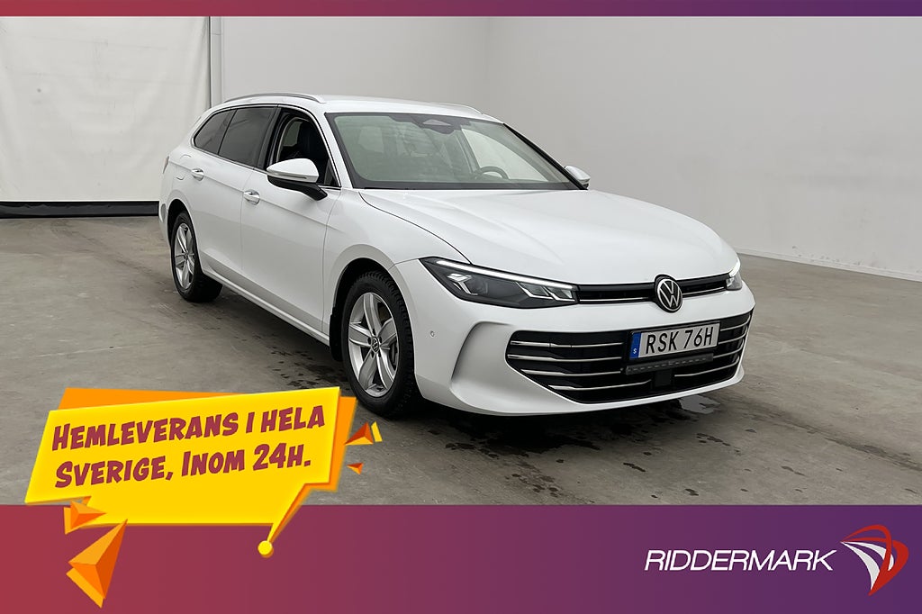 Volkswagen Passat eHybrid Värmare Dragkrok 360° Massage