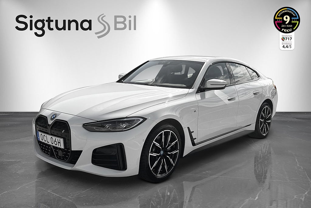 BMW i4 eDrive40 Gran Coupé / Kamera / Drag / Adaptiv / Moms 