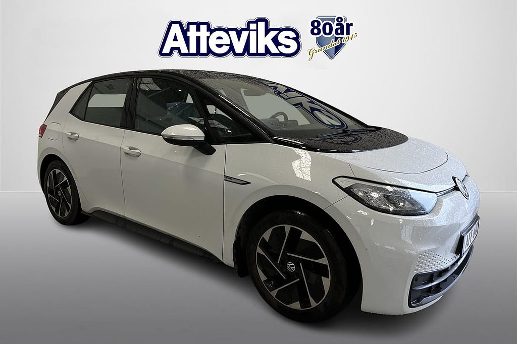 Volkswagen ID.3 Pro Performance 204hk *P.värmare/P.sensorer/1 Tidigare ...