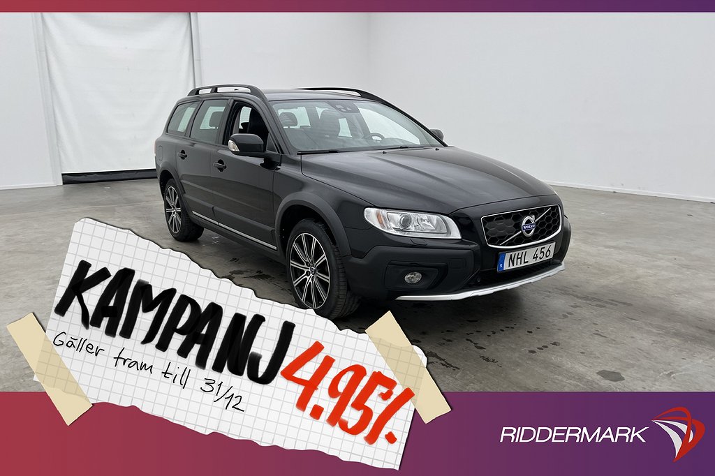 Volvo XC70 D4 AWD Classic Dynamic VOC D-Värmare 4,95% Ränta