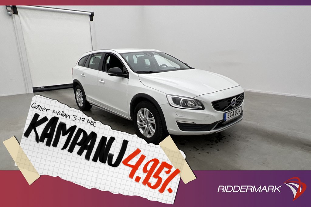 Volvo V60 Cross Country D4 AWD Classic D-Värmare 4,95% Ränta