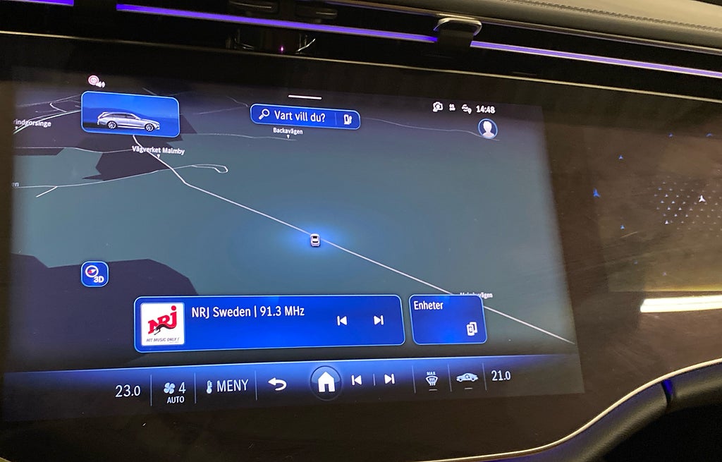 Mercedes-Benz E 300 de 4MATIC AMG Superscreen Advanced Plus Läder 20tum - bild 10