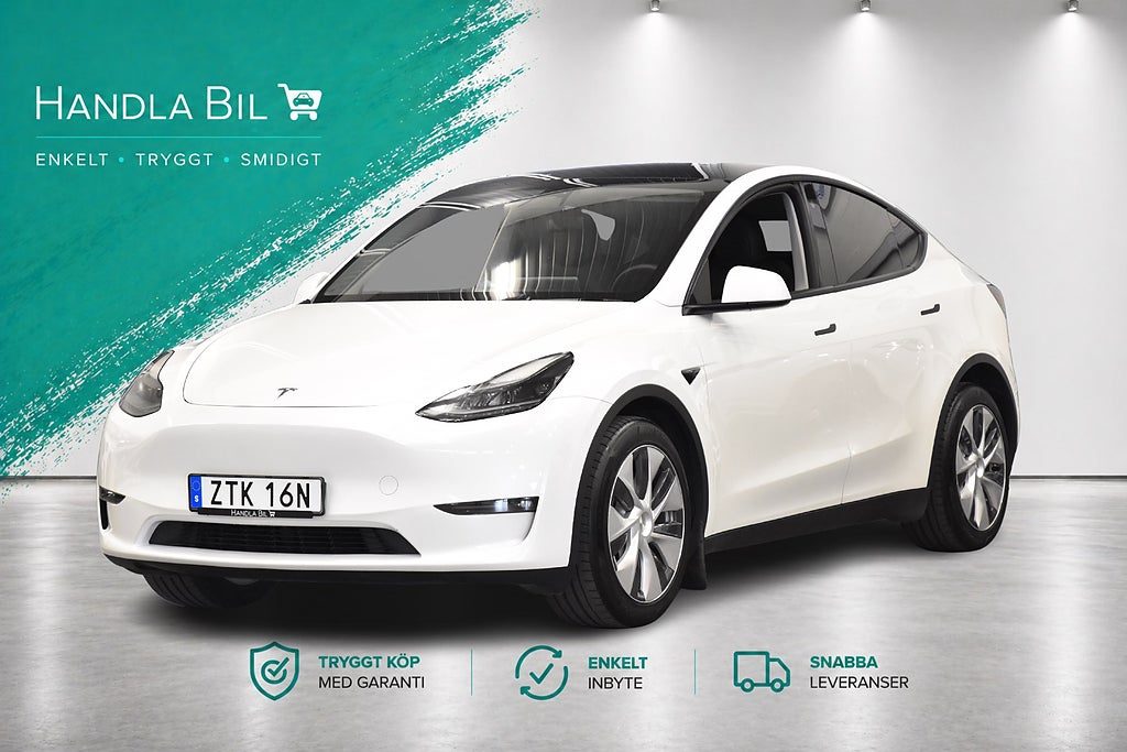 Tesla Model Y Long Range AWD Dragkrok Autopilot Pano Navi 514hk