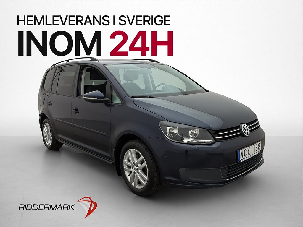Volkswagen Touran Masters Värmare 7-sits Drag Kamera P-sens