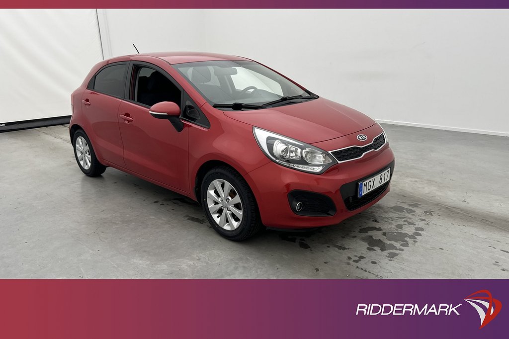 Kia Rio 1.4 CVVT 109hk Rattvärme Farthållare Sensorer