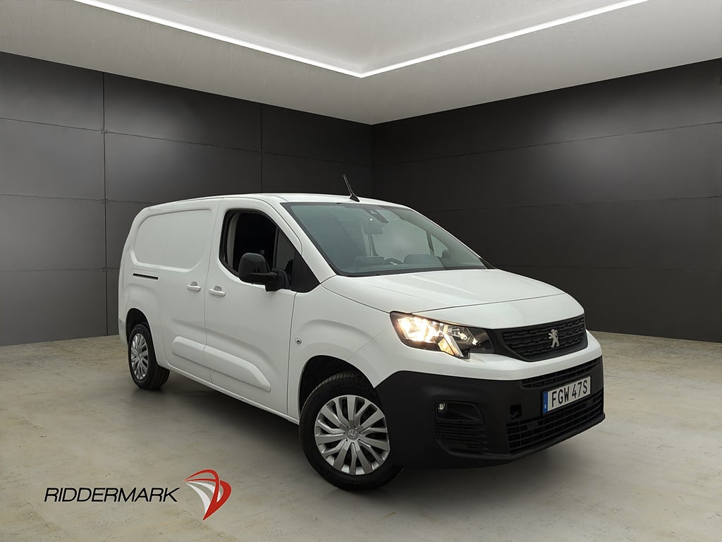 Peugeot Partner L2 Värmare Drag Kamera V-Inredd CARPLAY Moms