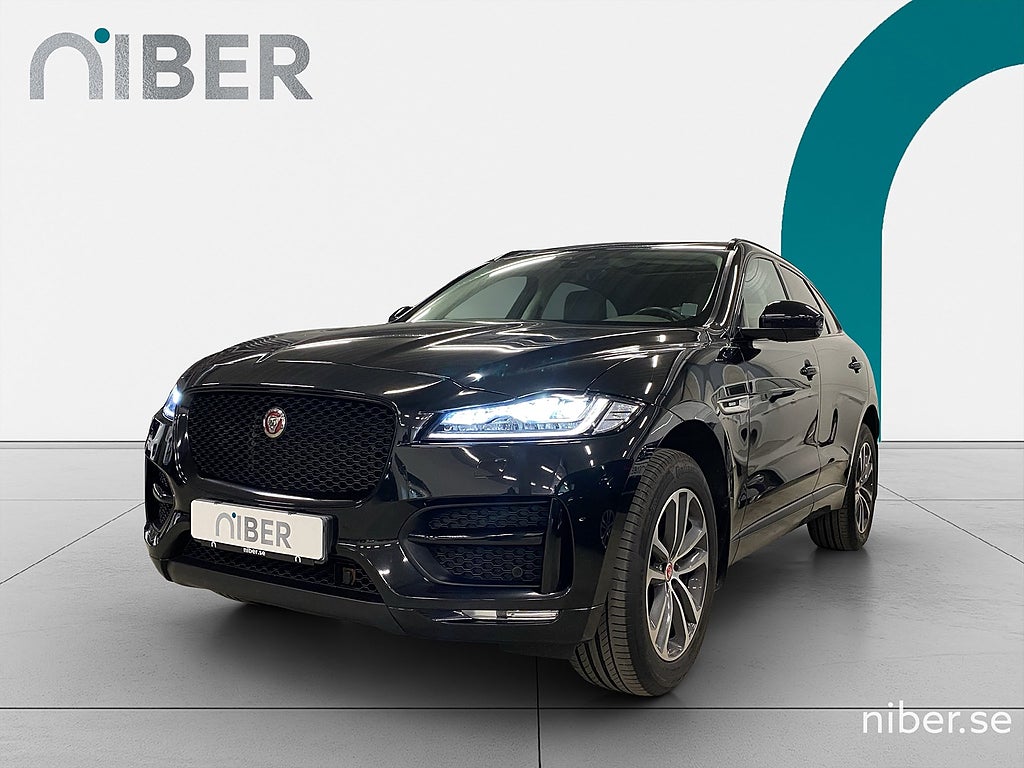 Jaguar F-Pace 25t AWD, R-Sport, Värmare, Pano, Kamera