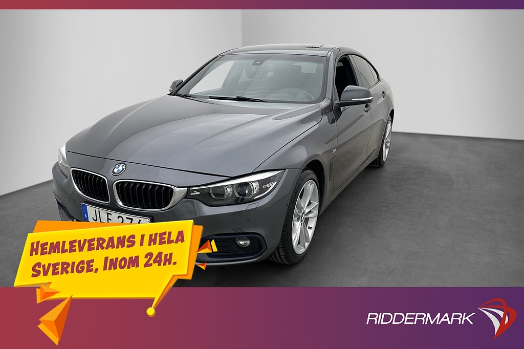 BMW 420 D xDrive Gran Coupé Sportline Dragkrok HiFi Kamera
