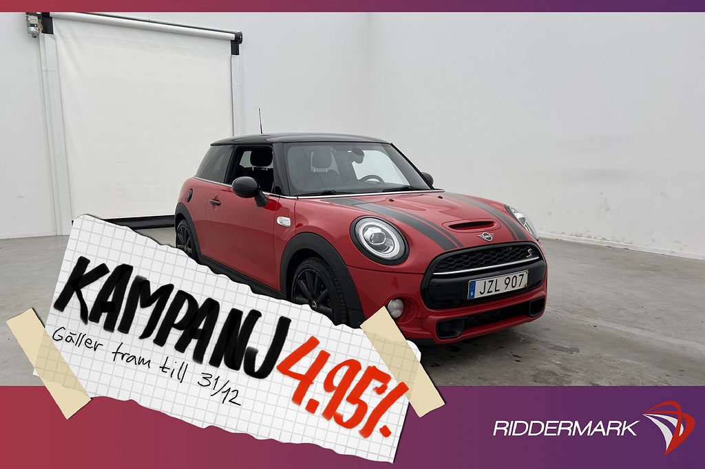 MINI Cooper S DCT 192hk Chili JCW Skinn 4,95% Ränta