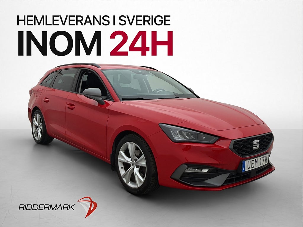 Seat Leon ST eTSI 150hk FR Kamera Halvskinn CarPlay Dragkrok