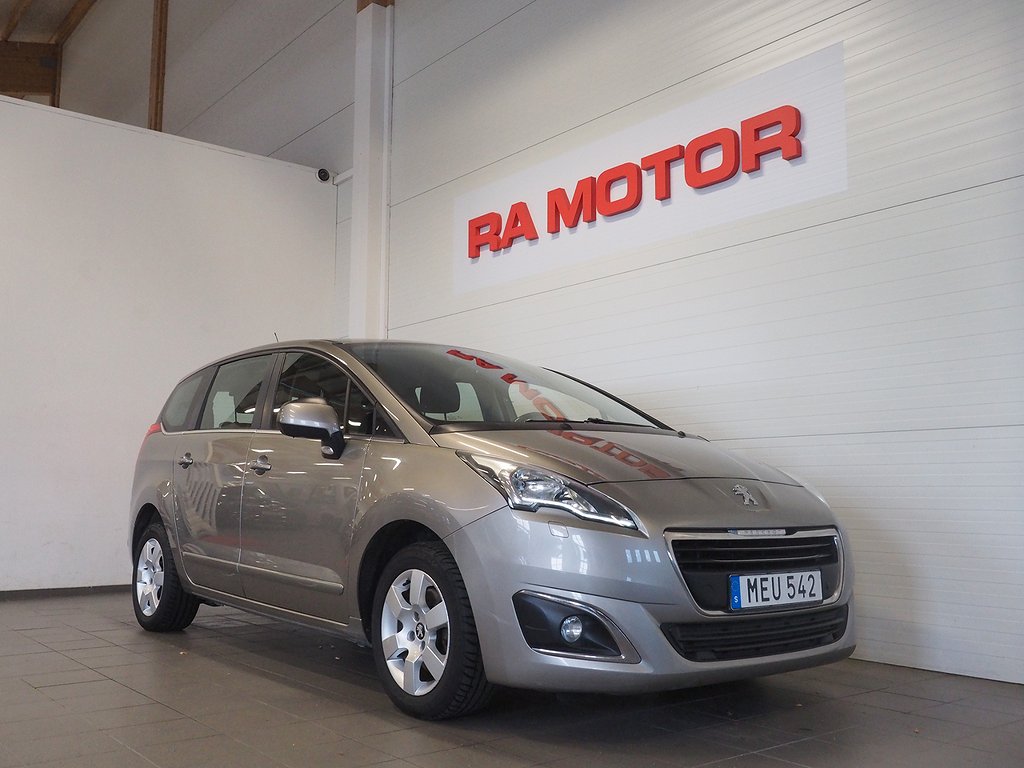 Peugeot 5008 1.2 PureTech 130hk | 7-sits | Farthållare 2015