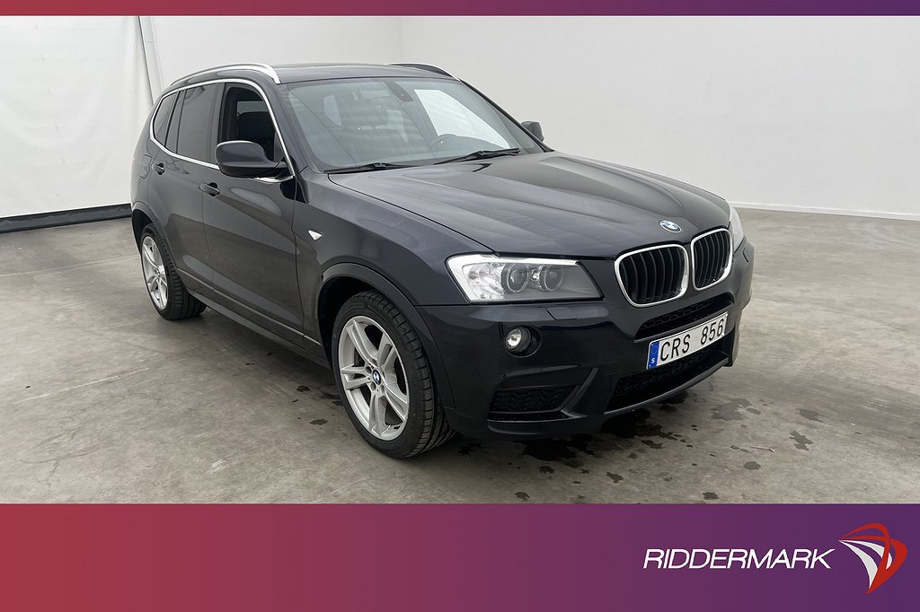 BMW X3 xDrive20d 184hk M Sport HiFi Pano Sensorer Navi