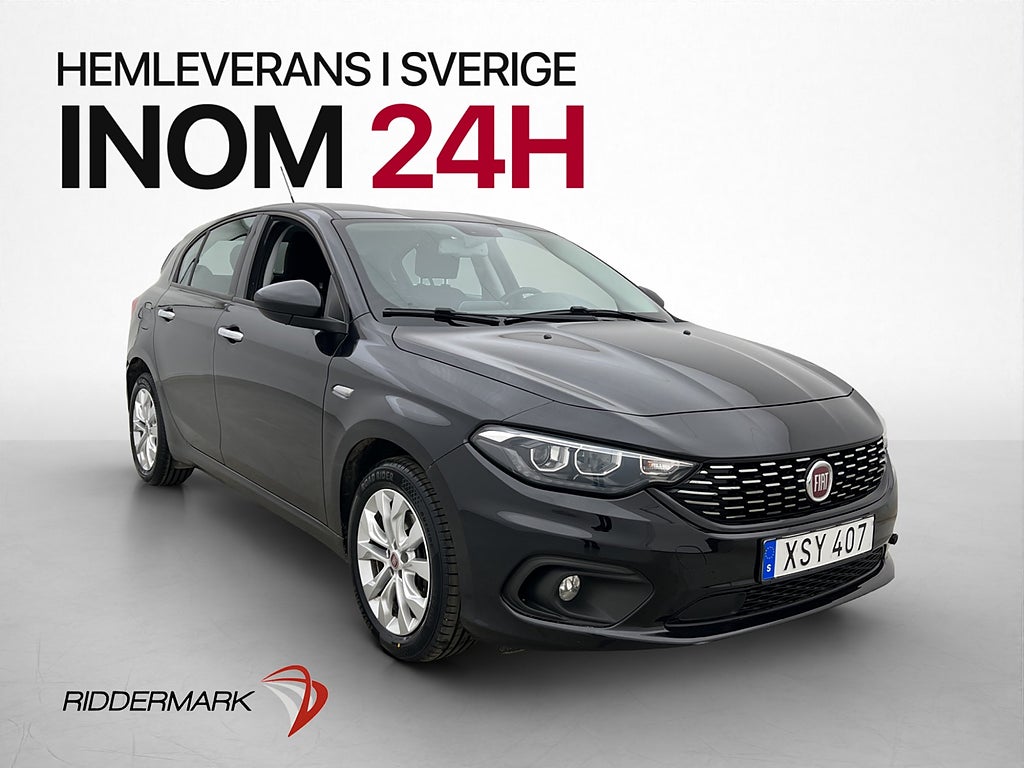 Fiat Tipo 1.6 E.Torq 110hk Lounge M-Värmare Bluetooth