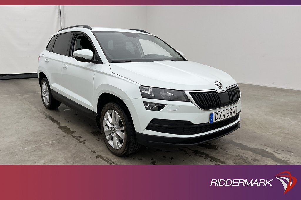 Skoda Karoq TSI 115hk Ambition Kamera Cockpit CarPlay Drag