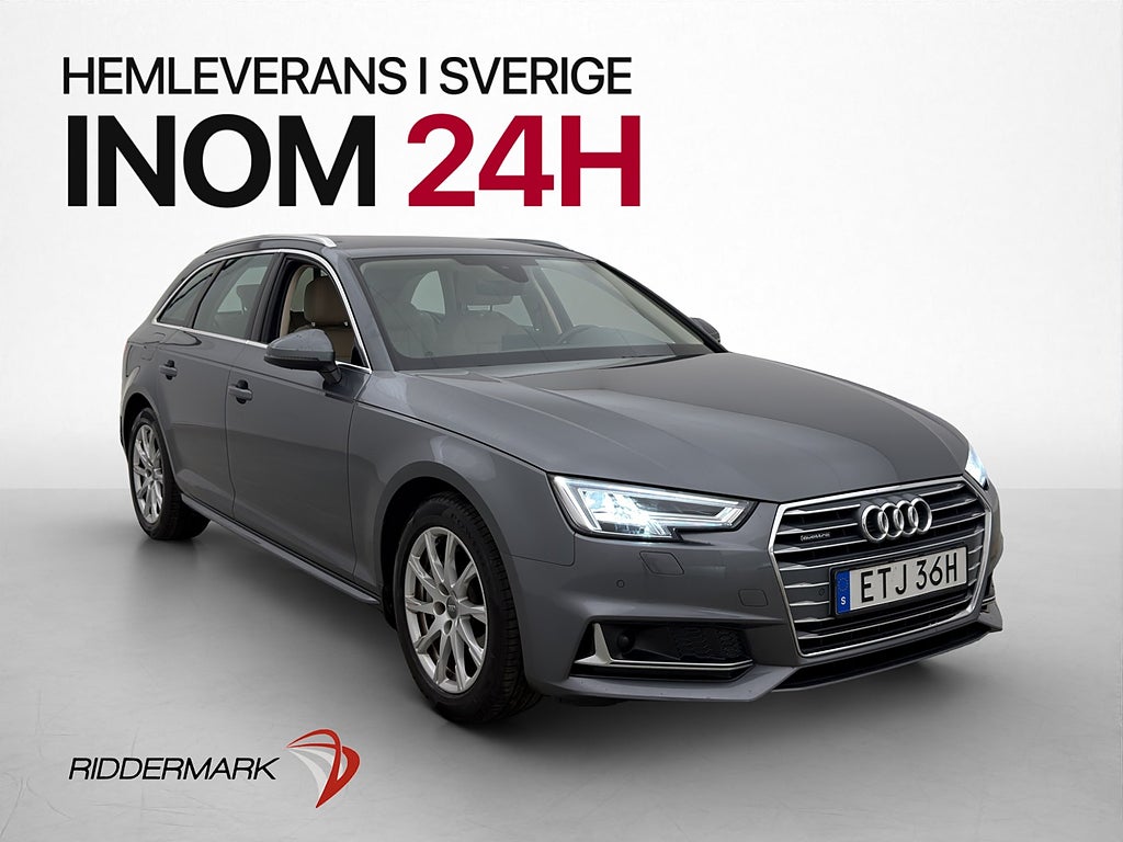 Audi A4 40 TDI 190hk Quattro Värmare Kamera Drag Skinn