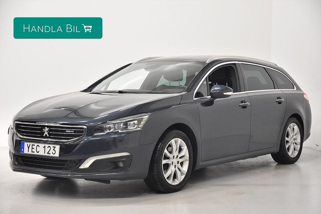 Peugeot 508 SW 1.6 BlueHDi HUD Pano Drag Navi SoV-Hjul 120hk