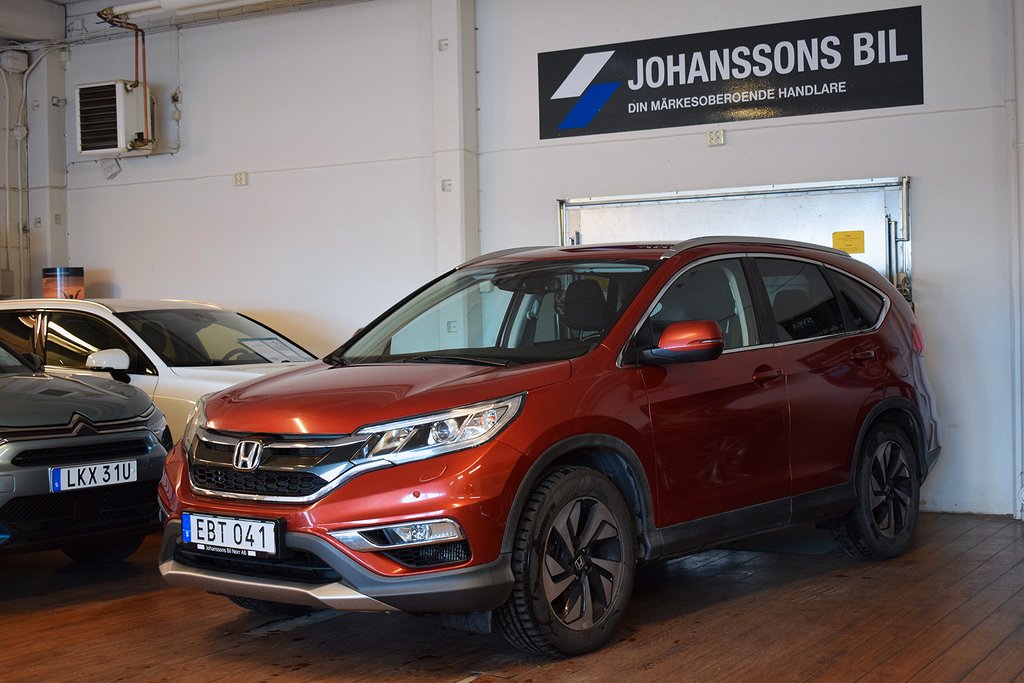 Honda CR-V 1.6 i-DTEC 4WD Executive 160hk M&K-Värmare Drag