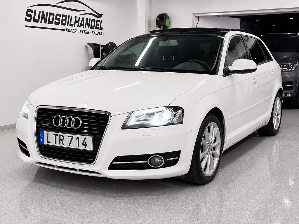 Audi A3 Sportback 2.0 TFSI quattro S Tronic Pano 1,95%KampanjRä