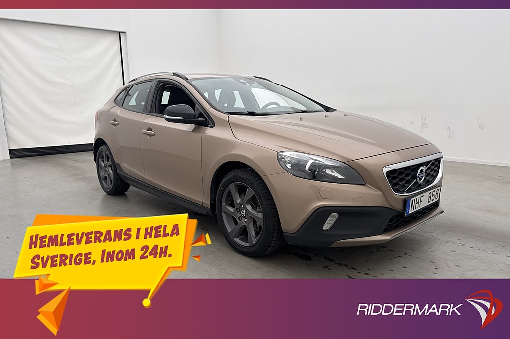 Volvo V40 Cross Country D2 Momentum Skinn Drag Värmare B-Kam
