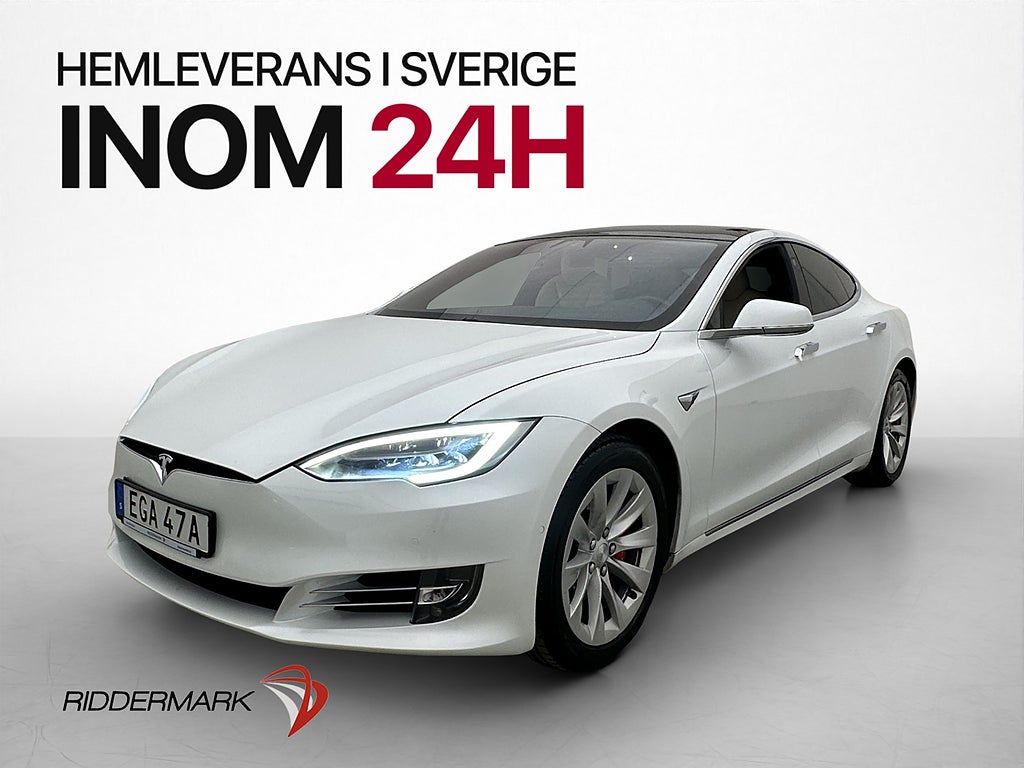 Tesla Model S Performance AWD Svensksåld Pano Ljus-Interiör