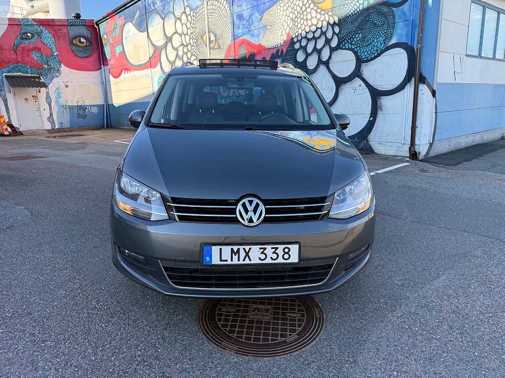 Volkswagen Sharan Tdi - 7-sits - Panorama -  Skinn - Drag - 4wd