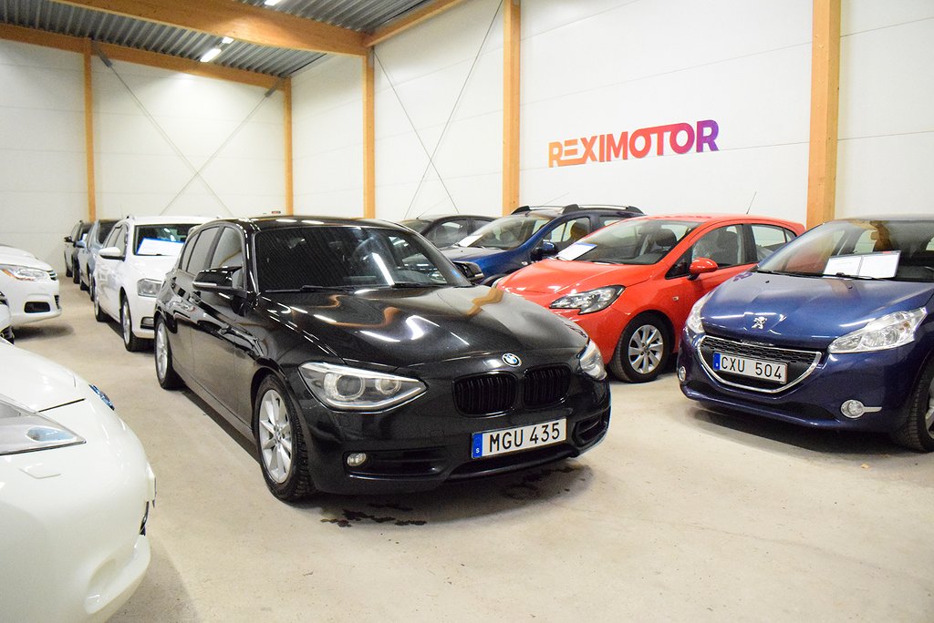 BMW 120 d 5-dörrars Steptronic Sport line Ny Besiktad 