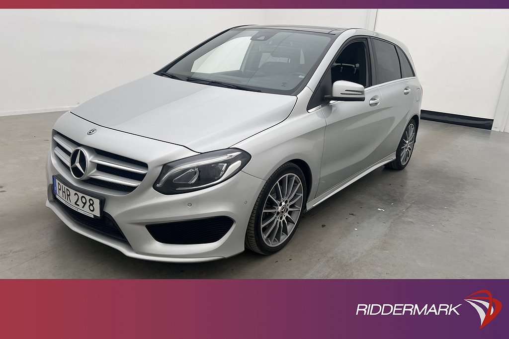 Mercedes-Benz B 200 d 4M AMG Pano Kamera Navi Halvskinn Drag