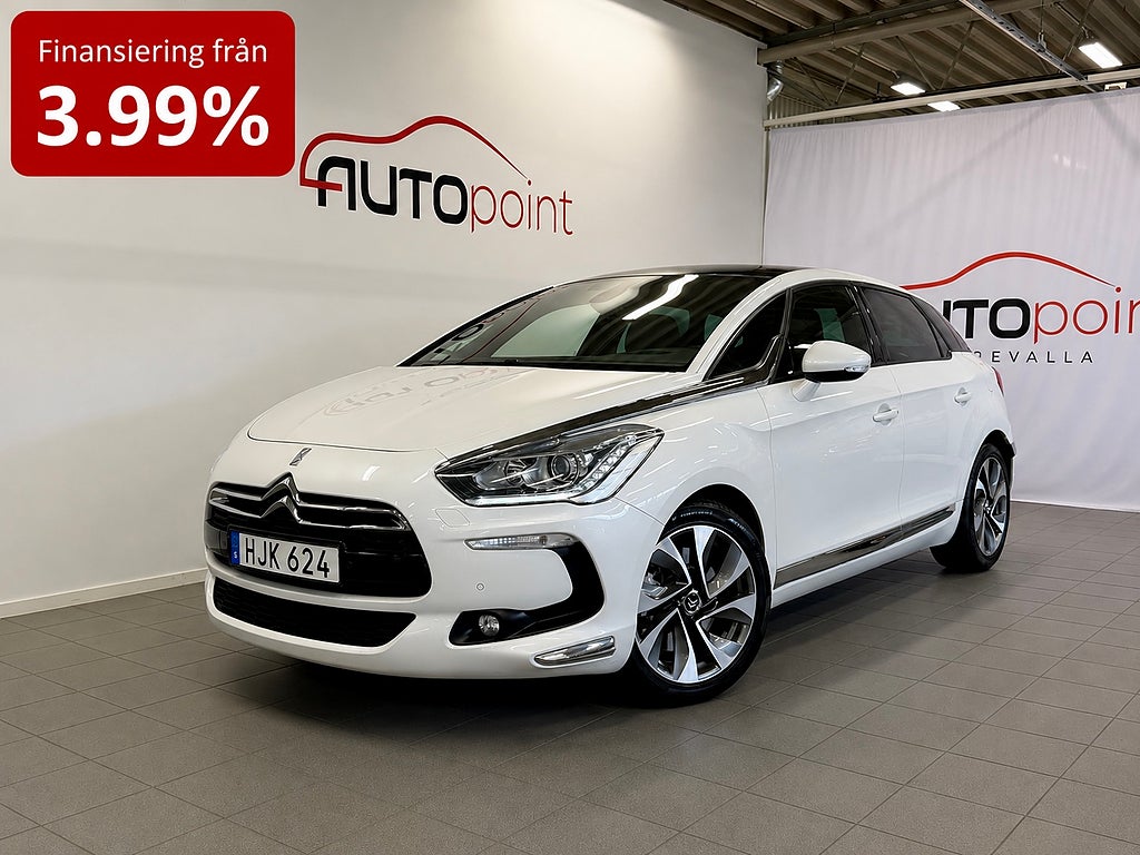 Citroën DS5 2.0 HDi 163hk Panorama|Ny Bes|Kamrem bytt