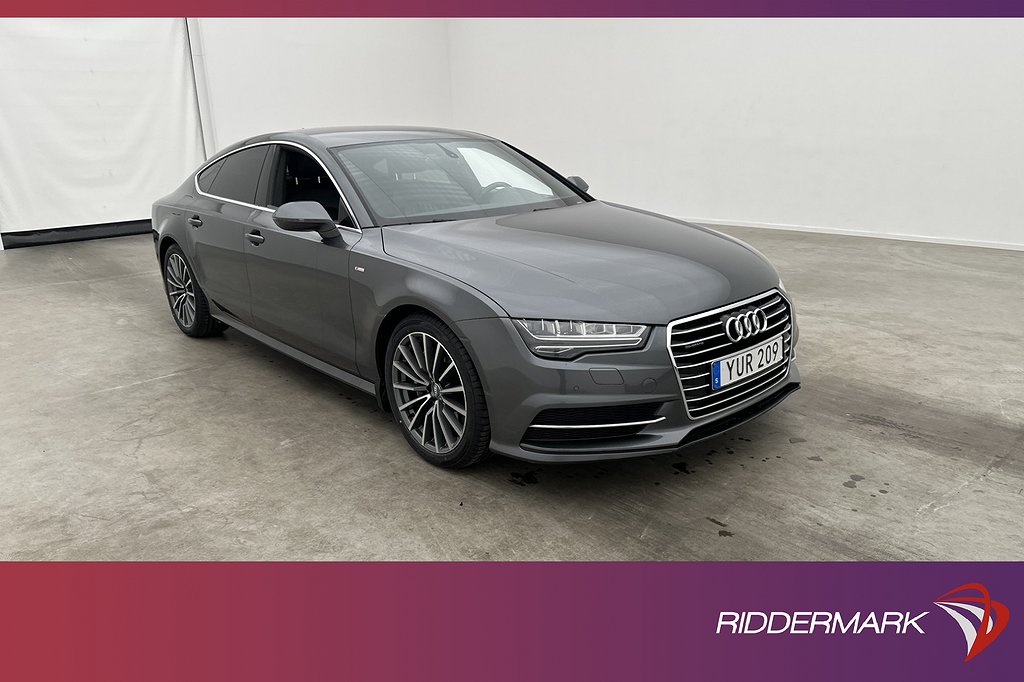 Audi A7 Sportback 2.0 TFSI Q 252hk S-Line Skinn Psensorer