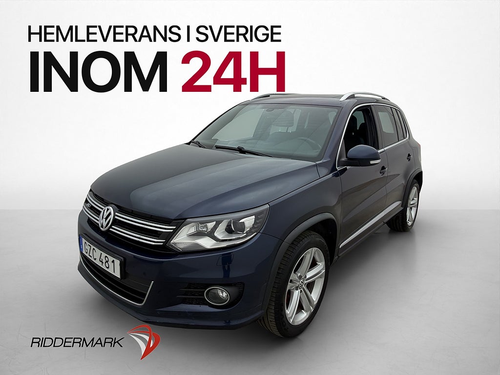 Volkswagen Tiguan 4M 184hk R-Line Pano D-Värmare Kamera Drag
